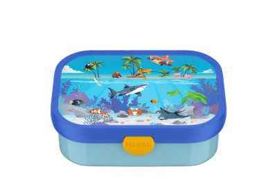 Campus Brotdose mit Bento-Einsatz und Gabel - Ocean